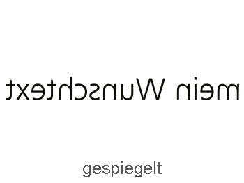 was heißt gespiegelt