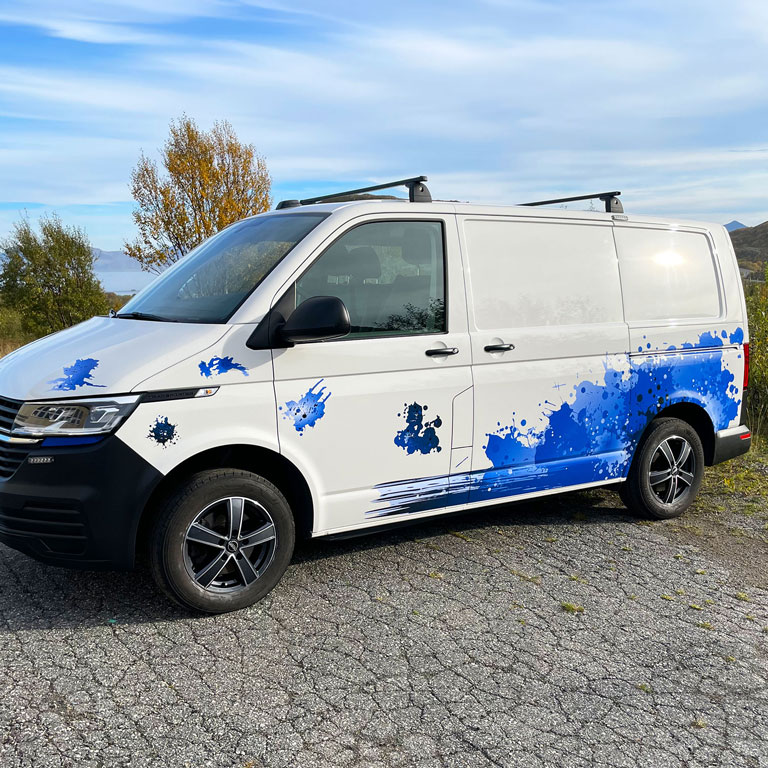 Kundenbild Wohnmobilaufkleber Farbflecken