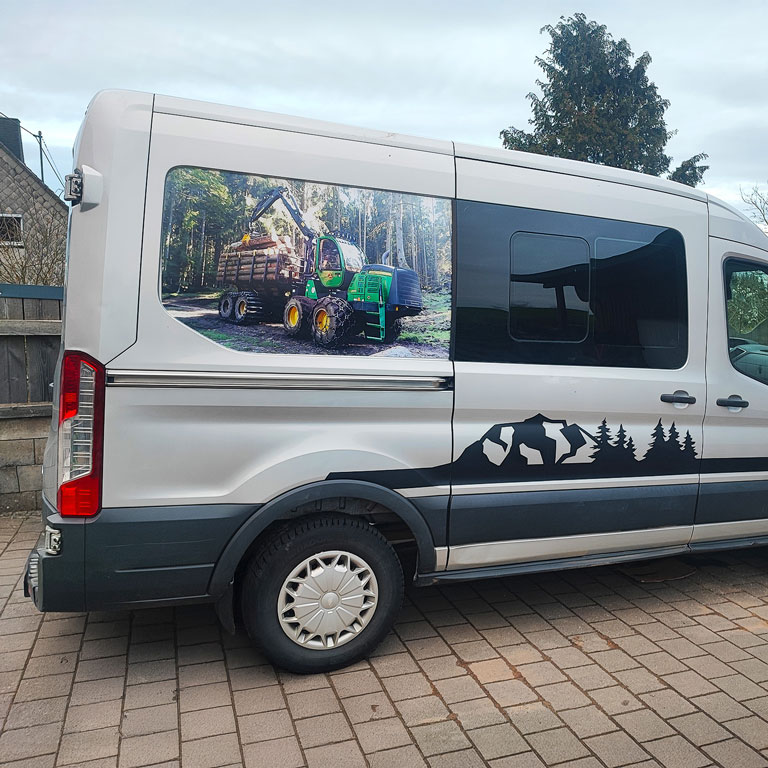 Kundenbild Autoaufkleber mit eigenem Foto