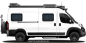 Preview: Wohnmobil Aufkleber Moderne Berglandschaft | Set für beide Fahrzeugseiten