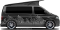 Preview: Wohnmobil Aufkleber Moderne Berglandschaft | Set für beide Fahrzeugseiten
