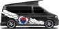 Preview: Wohnmobil Aufkleber Flagge von Südkorea | Set für beide Fahrzeugseiten