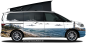 Preview: Reisemobil Aufkleber Berge und Meer | Set für beide Fahrzeugseiten
