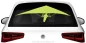 Preview: Heckscheiben Aufkleber Drachenflieger Preview: Heckscheiben Aufkleber Drachenflieger