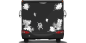 Preview: Camperaufkleber Farbkleckse |  Wohnmobil Heck