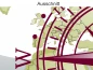 Preview: Aufkleberset Windrose mit Weltkarte