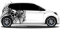 Preview: Auto Klebefolie Flügeldesign mit Totenkopf | Set für beide Fahrzeugseiten
