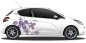 Mobile Preview: Autoaufkleber im floralen Design