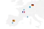 Preview: Autoaufkleber Europa Länderflaggen als Montagebeispiel