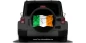 Preview: Autoaufkleber Flagge von Irland auf Reserveradabdeckung