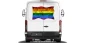 Preview: Autoaufkleber Flagge vom Regenbogenland auf Heck von Wohnmobil oder Caravan