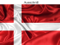 Preview: Autoaufkleber Flagge von Dänemark - Ansicht Ausschnitt