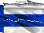 Preview: Flagge von Finnland als Autoaufkleber - Ansicht Ausschnitt