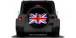 Preview: Autoaufkleber Flagge von Großbritannien auf Reserveradabdeckung