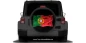 Preview: Autoaufkleber Flagge von Portugal auf Reserveradabdeckung