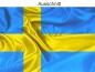 Preview: Autoaufkleber Flagge von Schweden - Ansicht Ausschnitt