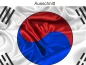 Preview: Autoaufkleber Flagge von Südkorea - Ansicht Ausschnitt