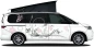 Preview: Autoaufkleber Ornament mit Schmtterling auf hellem Campervan