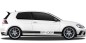 Preview: Autoaufkleber VW Racingstreifen mit eigenem Text