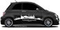Preview: Autoaufkleber Skyline Niedersachsen auf dunklem PKW - Ansicht Farbauswahl