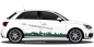 Preview: Autoaufkleber Skyline Nordrhein-Westfalen | Set für beide Fahrzeugseiten