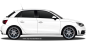 Preview: Autoaufkleber Skyline Nordrhein-Westfalen | Set für beide Fahrzeugseiten auf hellem PKW - Ansicht Farbauswahl
