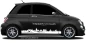 Preview: Autoaufkleber Skyline Nordrhein-Westfalen | Set für beide Fahrzeugseiten auf dunklem PKW - Ansicht Farbauswahl