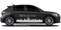 Preview: Autoaufkleber Skyline Rheinland-Pfalz auf dunklem PKW - Ansicht Farbauswahl