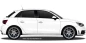 Preview: Autoaufkleber Skyline Ruhrgebiet auf hellem PKW - Ansicht Farbauswahl