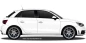 Preview: Autoaufkleber Skyline Saarland auf hellem PKW - Ansicht Farbauswahl