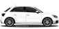 Preview: Autoaufkleber Skyline Sachsen-Anhalt auf hellem PKW - Ansicht Farbauswahl