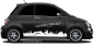 Preview: Autoaufkleber Skyline Sachsen-Anhalt auf dunklem PKW - Ansicht Farbauswahl