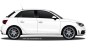 Preview: Autoaufkleber Skyline Sachsen | Set für beide Fahrzeugseiten auf hellem PKW - Ansicht Farbauswahl