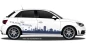 Preview: Autoaufkleber Skyline Schleswig-Holstein | Set für beide Fahrzeugseiten