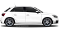 Preview: Autoaufkleber Skyline Schleswig-Holstein | Set für beide Fahrzeugseiten auf hellem PKW - Ansicht Farbauswahl