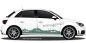 Preview: Autoaufkleber Skyline Schwarzwald | Set für beide Fahrzeugseiten