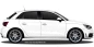Preview: Autoaufkleber Skyline Schwarzwald auf hellem PKW - Ansicht Farbauswahl