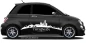 Preview: Autoaufkleber Skyline Thüringen auf dunklem PKW - Ansicht Farbauswahl