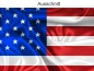 Preview: Autodekor Flagge Karte der USA | Set für beide Fahrzeugseiten - Ansicht Ausschnitt