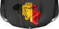 Preview: Autodekor Flagge Karte von Belgien auf Motorhaube von dunklem PKW