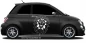 Preview: Autofolie Löwenkopf in Polygon Optik auf dunklem Auto
