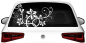 Preview: Autoaufkleber Heck Stilvolles Ornament auf Heck von PKW - Ansicht Farbauswahl