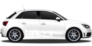 Preview: Autoaufkleber Skyline Köln | Set für beide Fahrzeugseiten