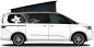 Preview: Autotattoo Blumenornament mit Schmetterling  auf hellem Camper - Ansicht Farbauswahl