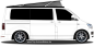 Preview: Autoaufkleber Tannenwald | Set für beide Fahrzeugseiten