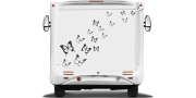 Preview: Caravan Klebefolie Schmetterlingsschwarm