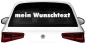 Preview: Heckscheibenaufkleber Wunschtext | 24