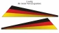 Preview: Deutschland Fahne - Ansicht zweiseitig für beide Fahrzeugseiten