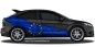 Preview: Autoaufkleber die europäische Flagge auf Fahrzeugseite von dunklem PKW