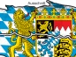 Preview: Flagge Freistaat Bayern - Ansicht Ausschnitt
